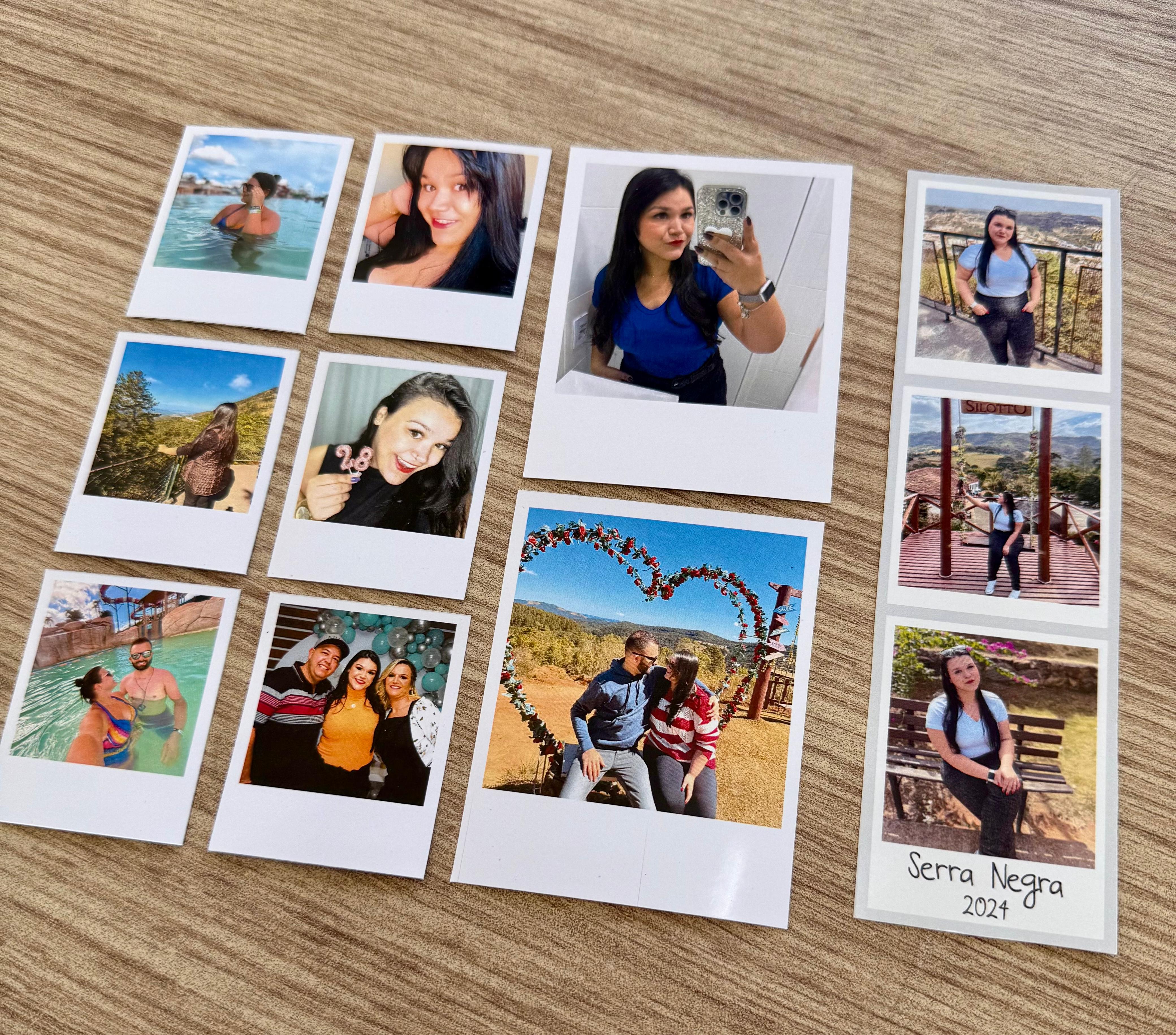Fotos em estilo Polaroid